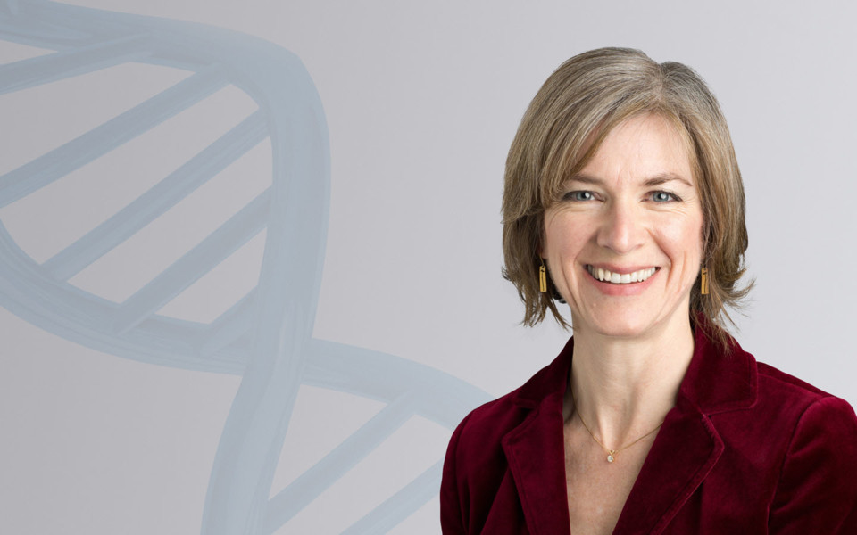 Doudna with DNA background