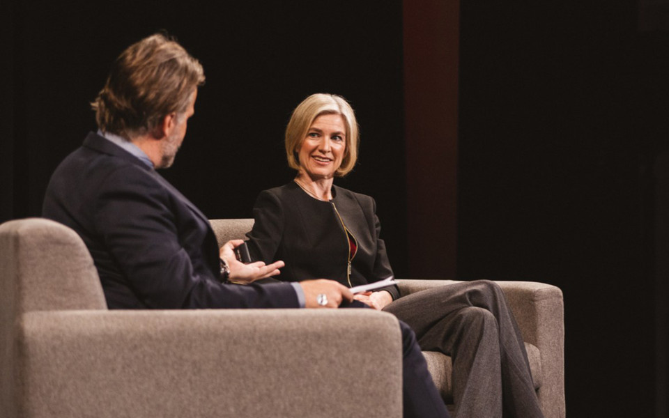 Image of Jennifer Doudna at the WIRED conference