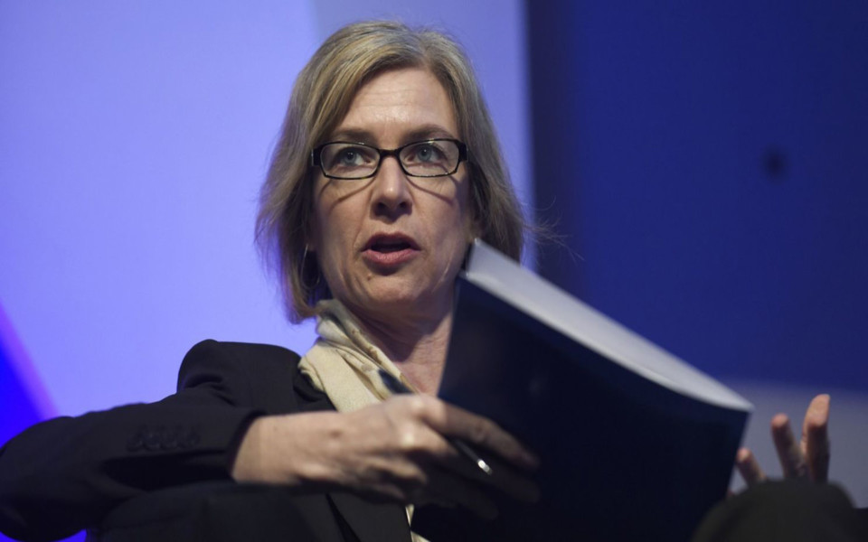 Image of Jennifer Doudna at 2015 gene editing conference