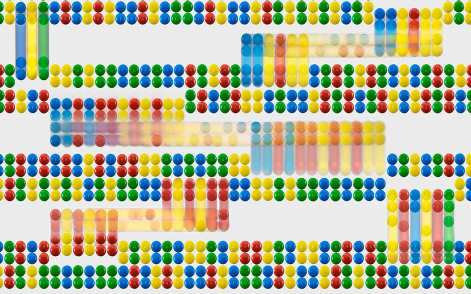 Artistic DNA image