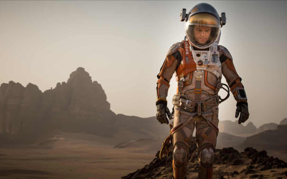 Image of Matt Damon in the movie The Martian